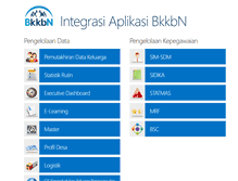 Tablet Screenshot of aplikasi.bkkbn.go.id